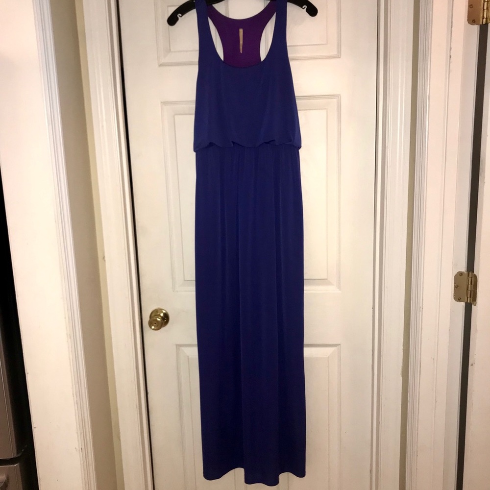 Blue maxi dress